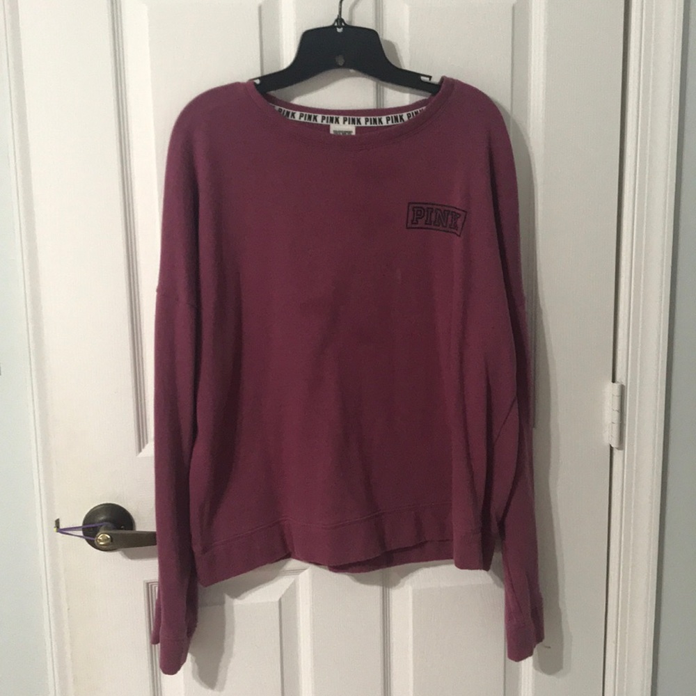 Victoria’s Secret Pink Sweatshirt Size L Purple